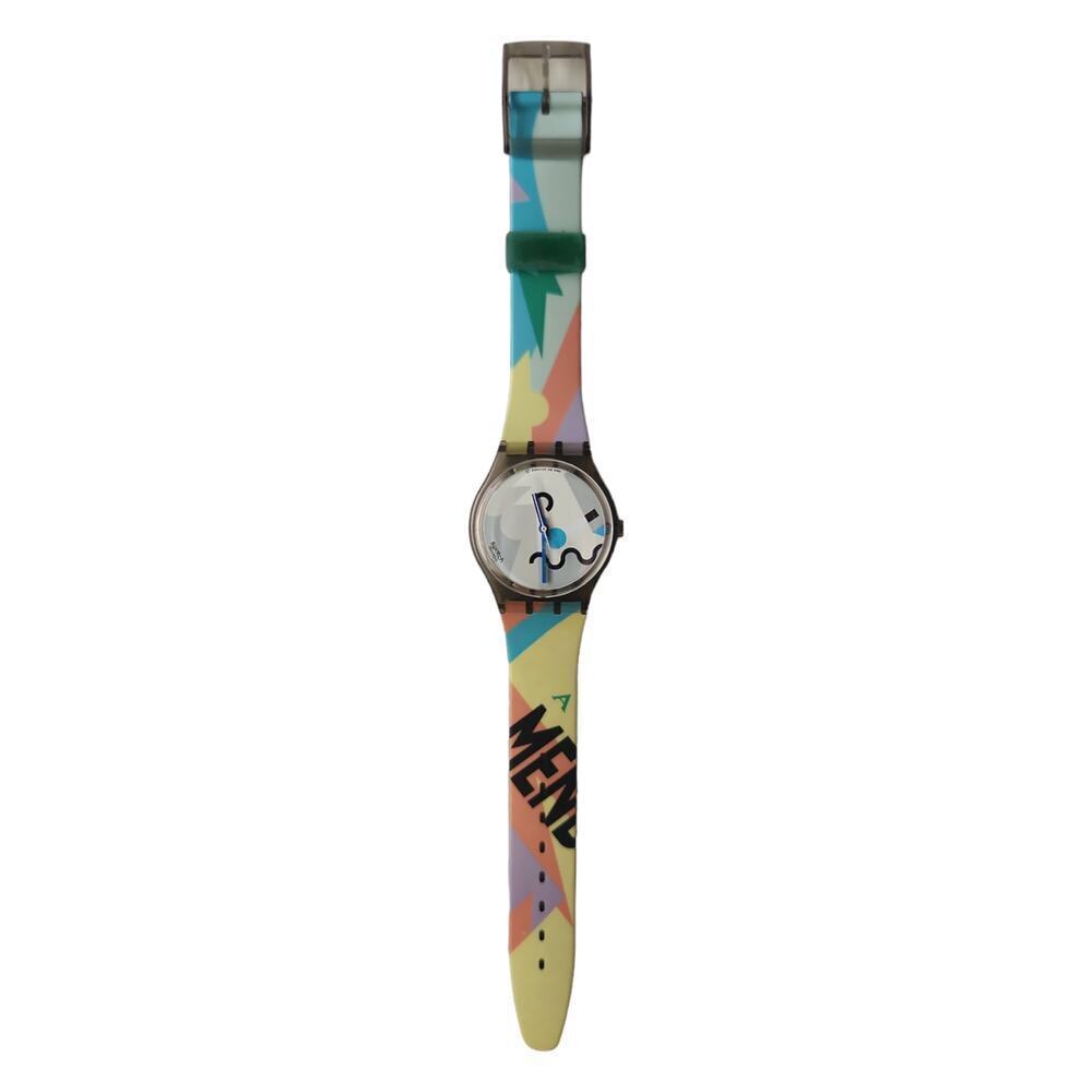 Vintage new old stock Swatch Watch 1990 "Cosmesis" GM103 Designed by Mendini - Picture 2 of 6